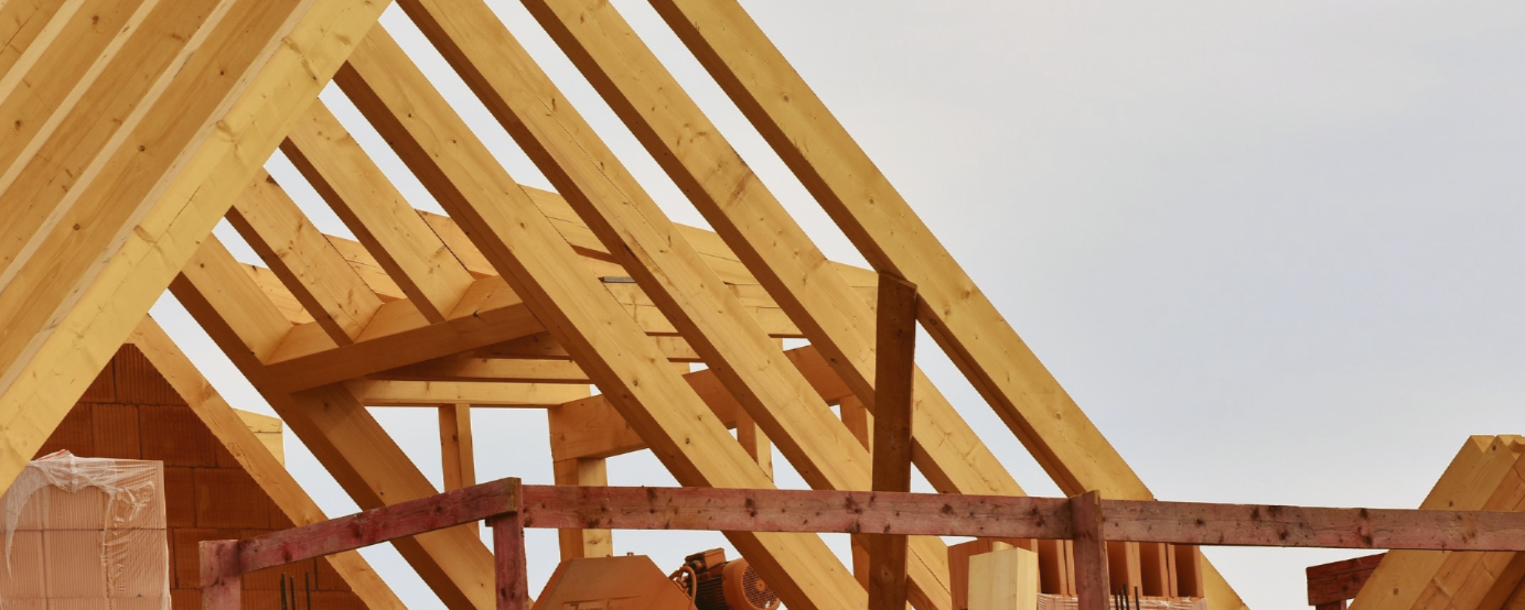 Framed house