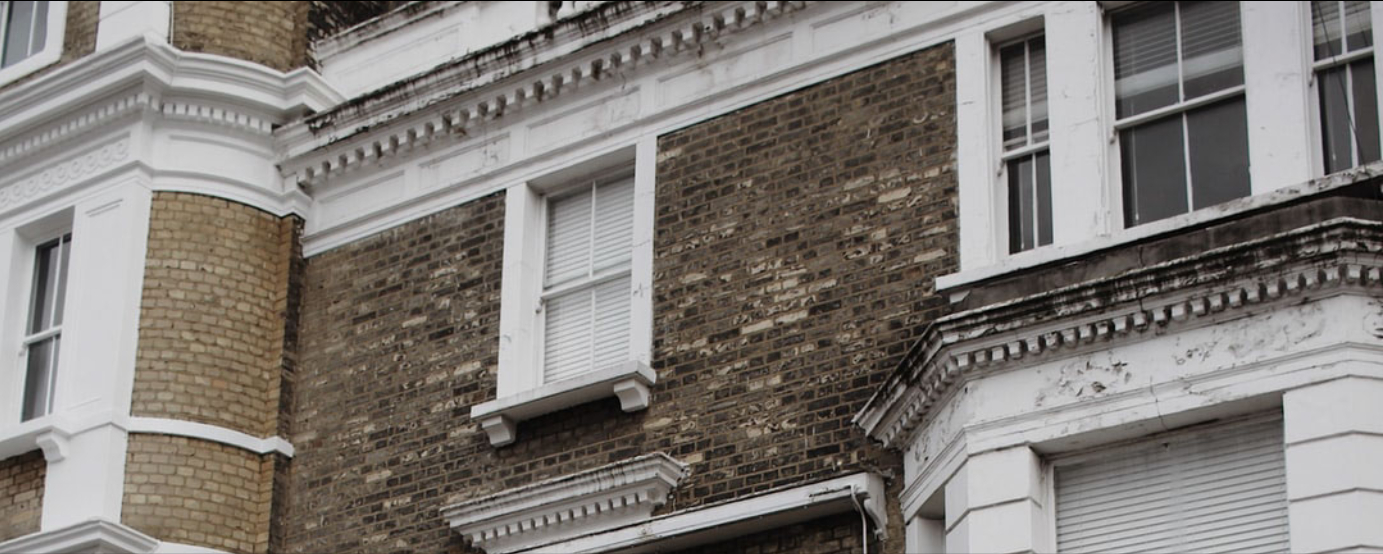 Brick home in need of repair